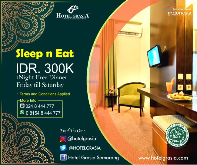 SLEEP N EAT IDR.300K <a href="/HOTELGRASIA/">Hotel GrasiA</a> Come &amp; Join Us hotelgrasia.com