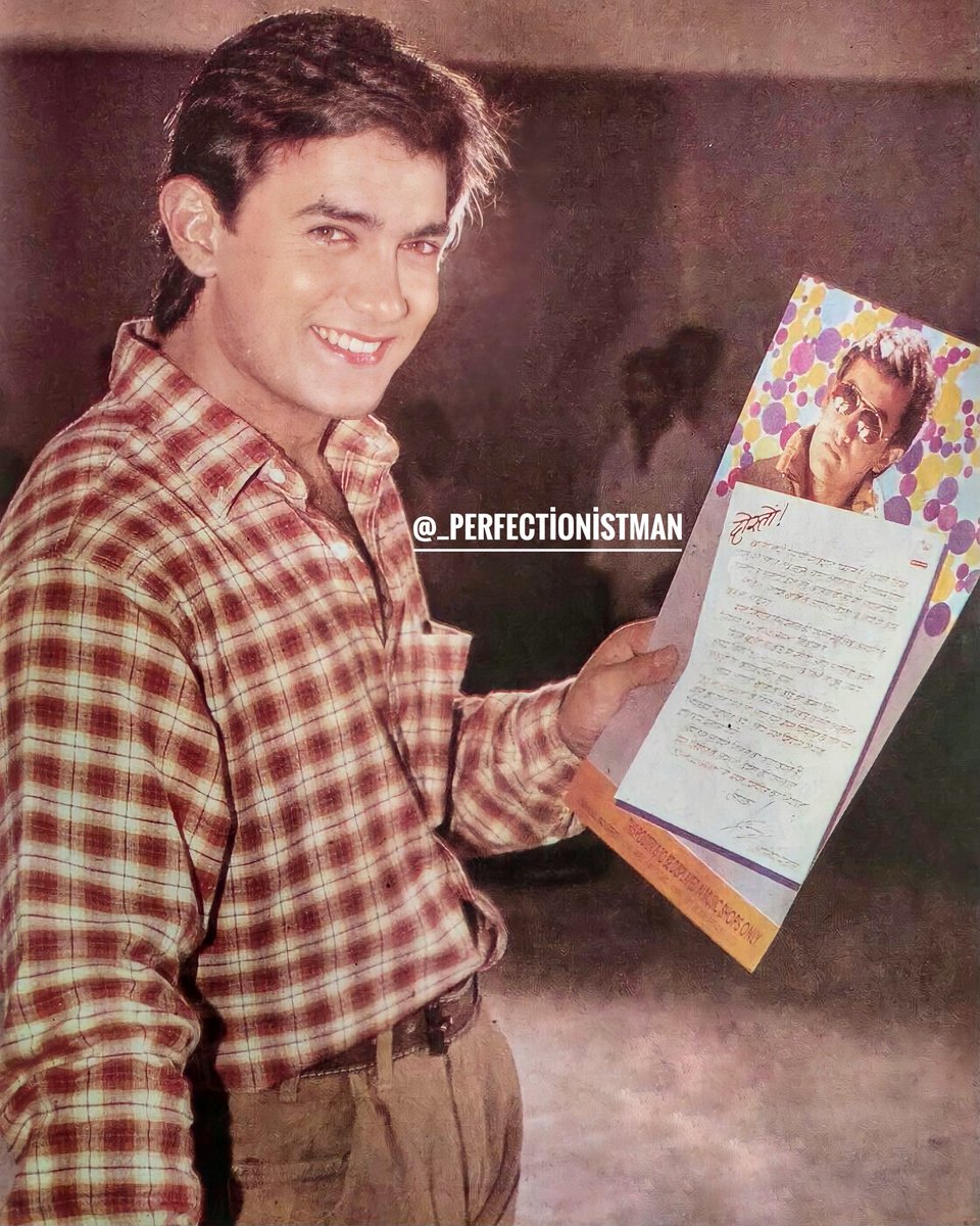 I think he is one of Bollywood's actors with the most beautiful smiles❤✨😍
.
.
.
.
.
#aamirkhan
#90sbollywood
#bollywood
