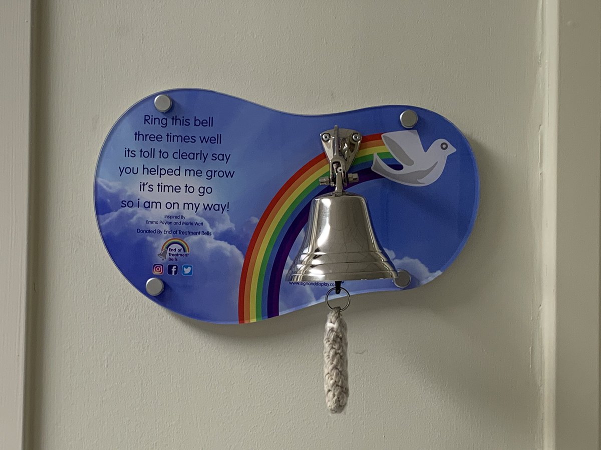 Love a bit of good news, our new end of stay bell for parents to ring to mark the end of their stay in SCBU 👏👏@FiFibelle1231 @WyeValleyNHS #StrongFoundations #FabChange20 @cathseagrave @lapeers72 @LaneJules @alisonbolton @go_mclean