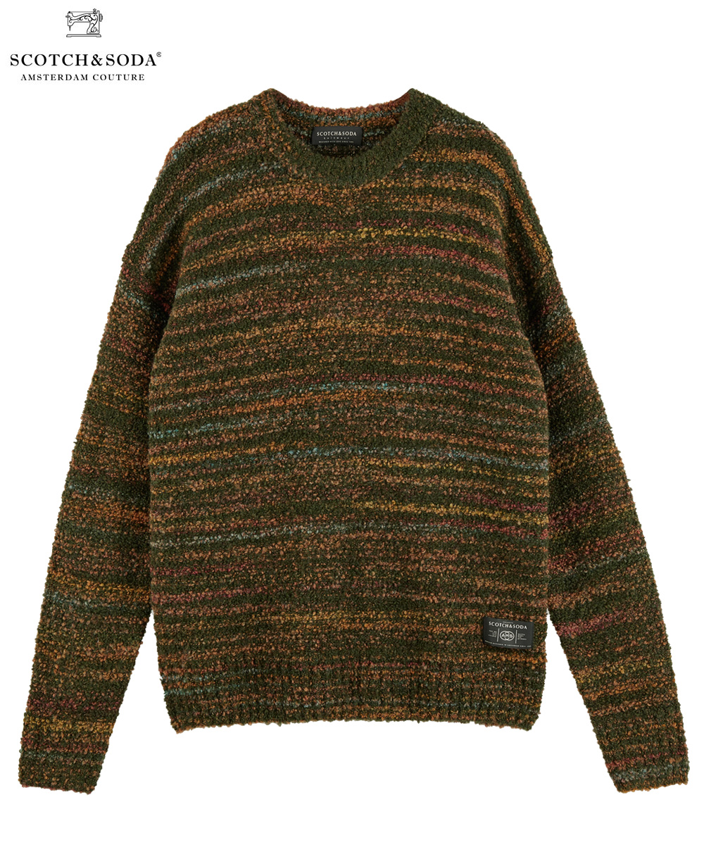 STYLISE_DONOBAN's tweet photo. https://t.co/5DXmNh9w8h SCOTCH &amp; SODA「Wool-blend multicolour boucle pullover」マルチカラーストライプデザインが落とし込まれた、クルーネックニット。ウール混紡ニットを使用しているので、デザインはもちろん保温性も兼ね備えたアイテム。 32,450円(税込) #2020AW #SCOTCHandSODA https://t.co/d9QjZpVf5S