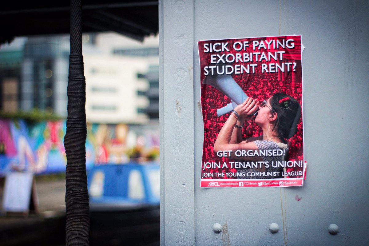 Some shots I got of our posters.

If you rent a property you need to be in a tenancy union. Even if you’ve not had any problems with your landlord so far. Even if they seem nice. They will always try to choose money over you.

@Living_Rent 
@CatuIreland 
@ACORN_tweets