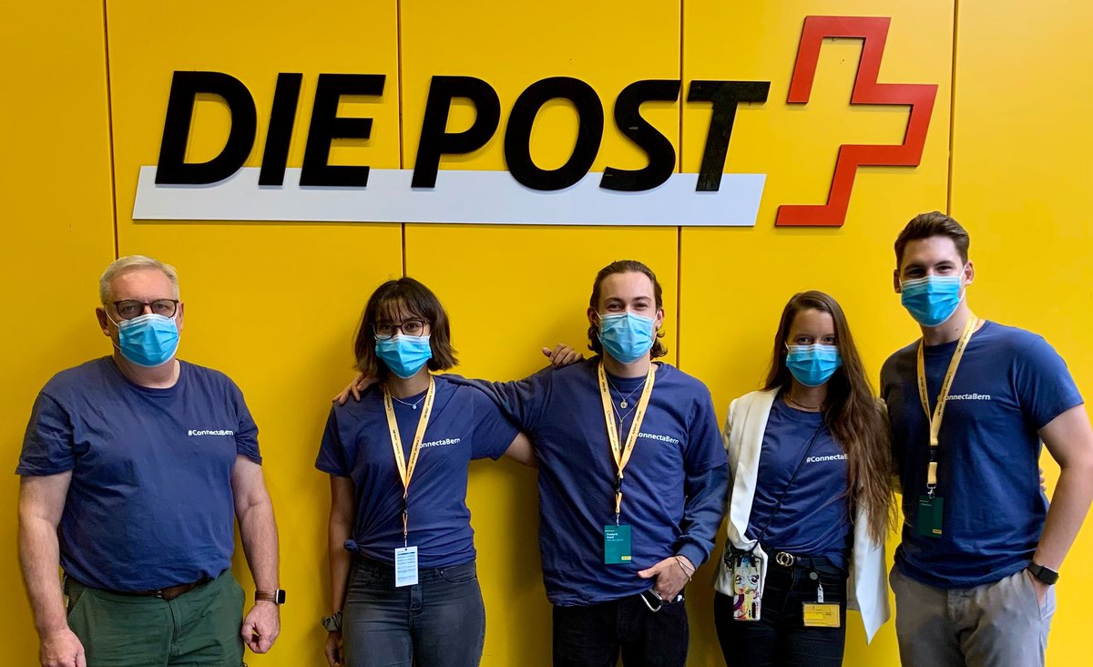 #ConnectaBern der @postschweiz strahlt heute um 14 Uhr ihr #ConnectaTV aus! 
Nicht verpassen und definitiv einschalten unter connecta.post.ch/de/connecta-tv 

Wir schauen auf jeden Fall zu! Go Team! <a href="/MarkusPeter/">Markus Peter</a> <a href="/DananicDarija/">Darija Dananic</a>