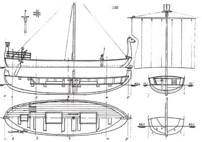 Here is the ship structure with the central keel and the horse head stem invented by Phoenicians...Looks familiar to anyone?