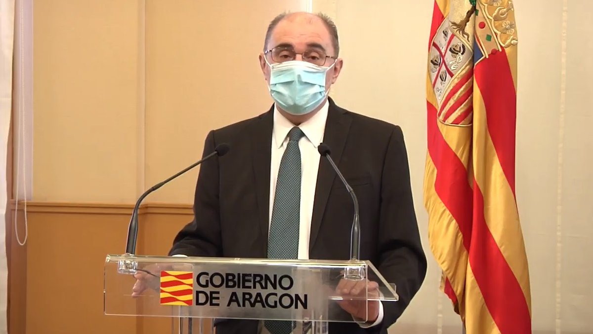 Confinados. Y a partir de la semana que viene todo Aragón a nivel 3.
#Aragon #Zaragoza
