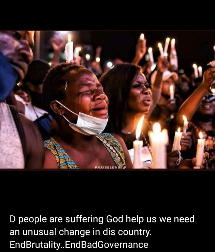Brightland22's tweet photo. So many death taking place......Lord hear our prayers........more than 49death last night, some suffering with pains.....so much tears.....God take control #Endbadgovernment #Endsars https://t.co/UjG9Qna3vV