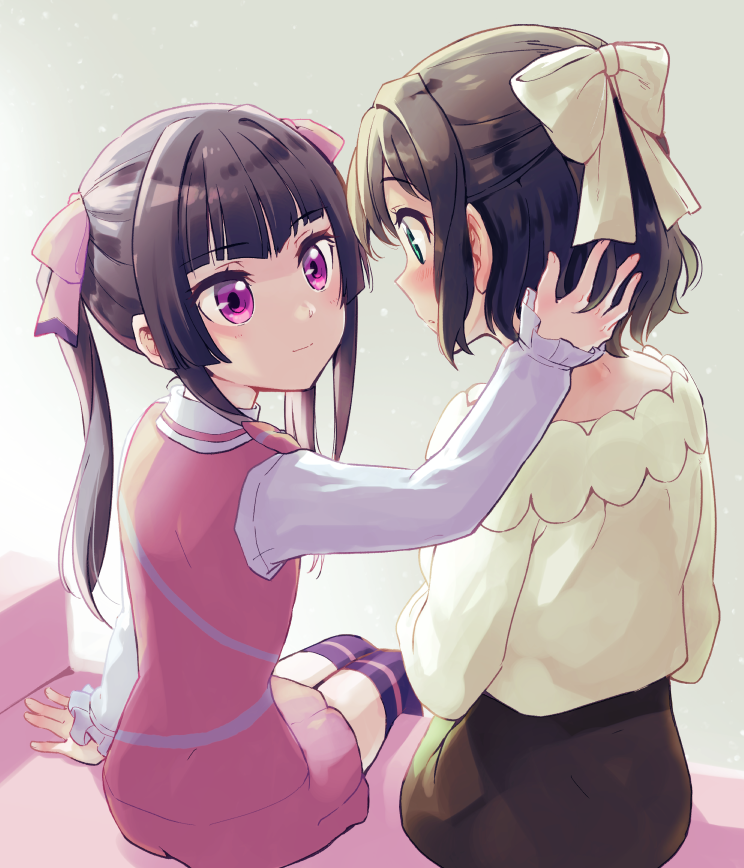 小日向未来 ,月読調 「しらみく 」|にいな涼🦝🍅のイラスト