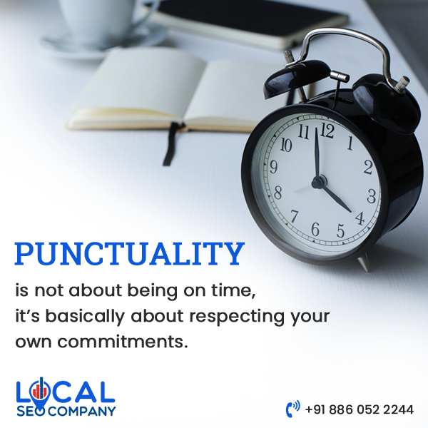 LocalSEO_in's tweet photo. #Time is God, and it never reveals the secret of being "Punctual"!!!
Punctuality makes a person more perfect towards their commitments.
Join with us mail us your query info@localseocompany.in
or Visit us at :- https://t.co/f1YlzIFhVP
#LocalSeoCompany #Hard_Working #Punctual https://t.co/VwE6g50yLP