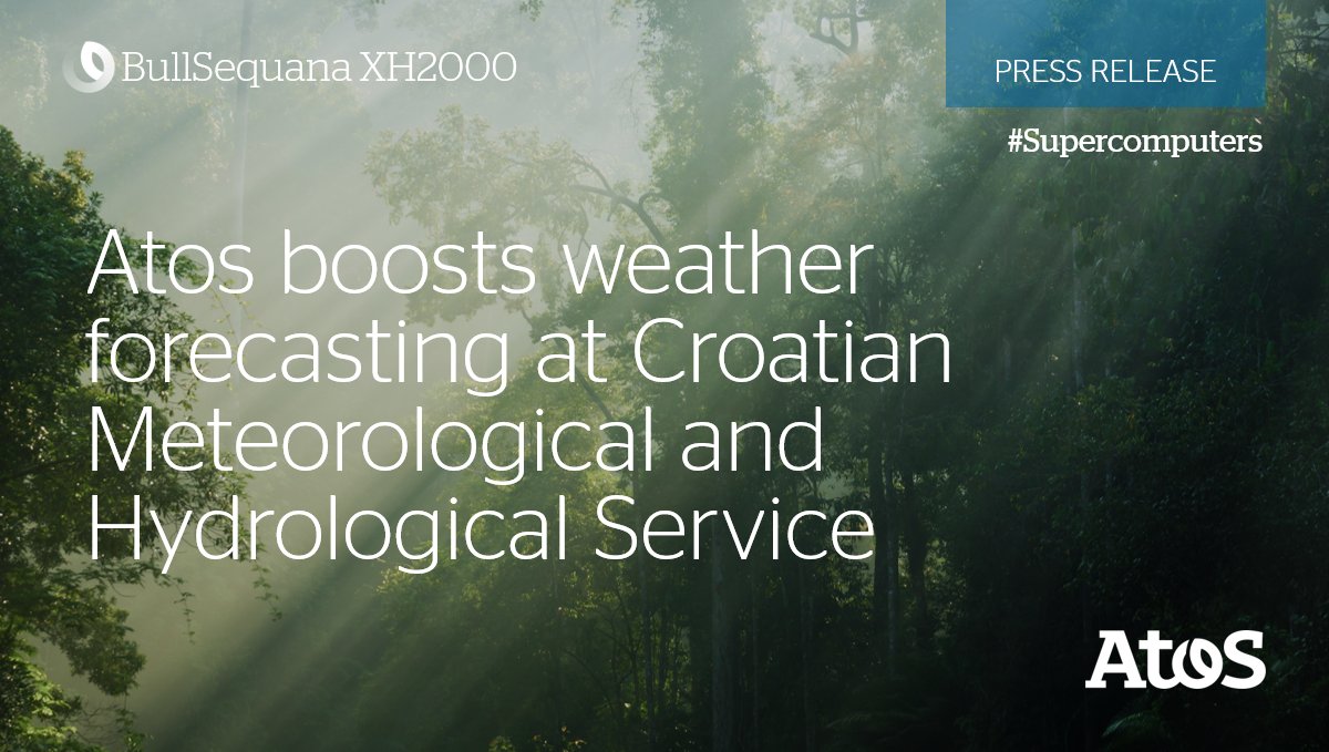 Our #BullSequana XH2000 #supercomputer will enable faster calculations for more frequent and accurate #weather forecasting for ‘Croatian Meteorological and Hydrological Service’ #DHMZ and improve air quality management in urban areas. Read more ▶ okt.to/jkBit1
#HPC #AI