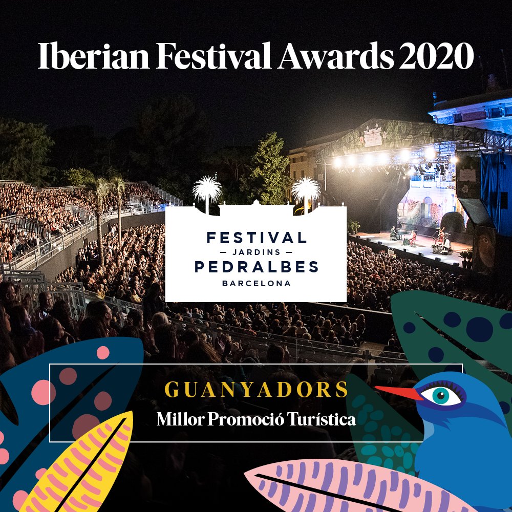 🎉 Estem molt contents de compartir amb vosaltres aquest premi, ja que és un premi no sols per al Festival Jardins Pedralbes sinó per la ciutat de Barcelona.
❤️ Moltes gràcies a tothom, públic, patrocinadors, artistes, restauradors i a tot l'equip humà per fer-ho possible. https://t.co/mljNC71qjI