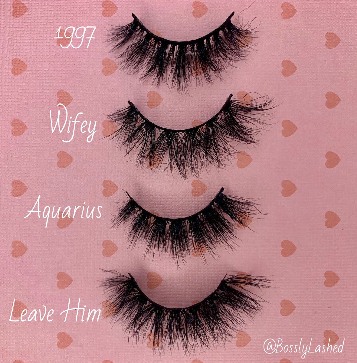 BosslyLashed's tweet image. Lash PARADISE 😻✨✨
Don’t miss out on our luxury lashes, add our 3D Mink Lashes to your collection you’ll fall in love 🥰
Link in bio to shop bosslylashed.com 
Our 1st Collection💖💖💖
