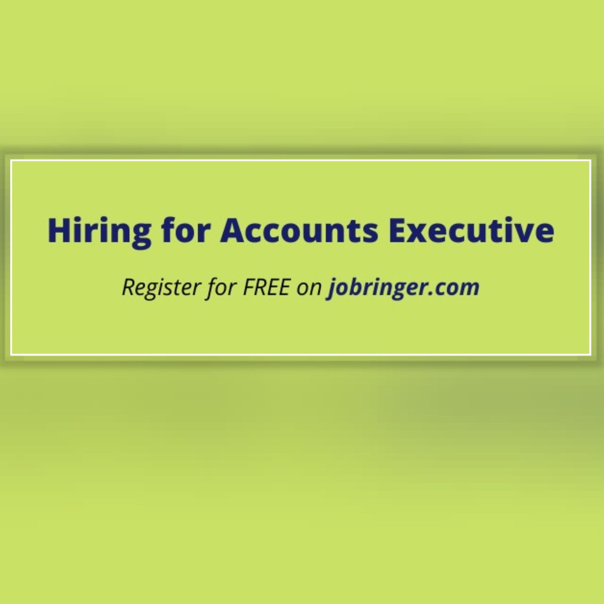 Hiring for Accounts Executive
Register free on jobringer.com
Use this referral code - 65Q6SOEAUND

#jobs #hiring #jobseekers #jobsearch #jobsearching #Covid19jobs #jobsinmumbai #stayhome #staysafe
#jobs2020 #career #freshers2020 #backoffice #freshersjob #Accounting