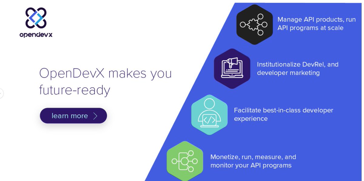 You couldn't have expected more from your developer portal. OpenDevX lets you do a lot more than conventional developer portals. Learn More: hubs.ly/H0xYbgr0