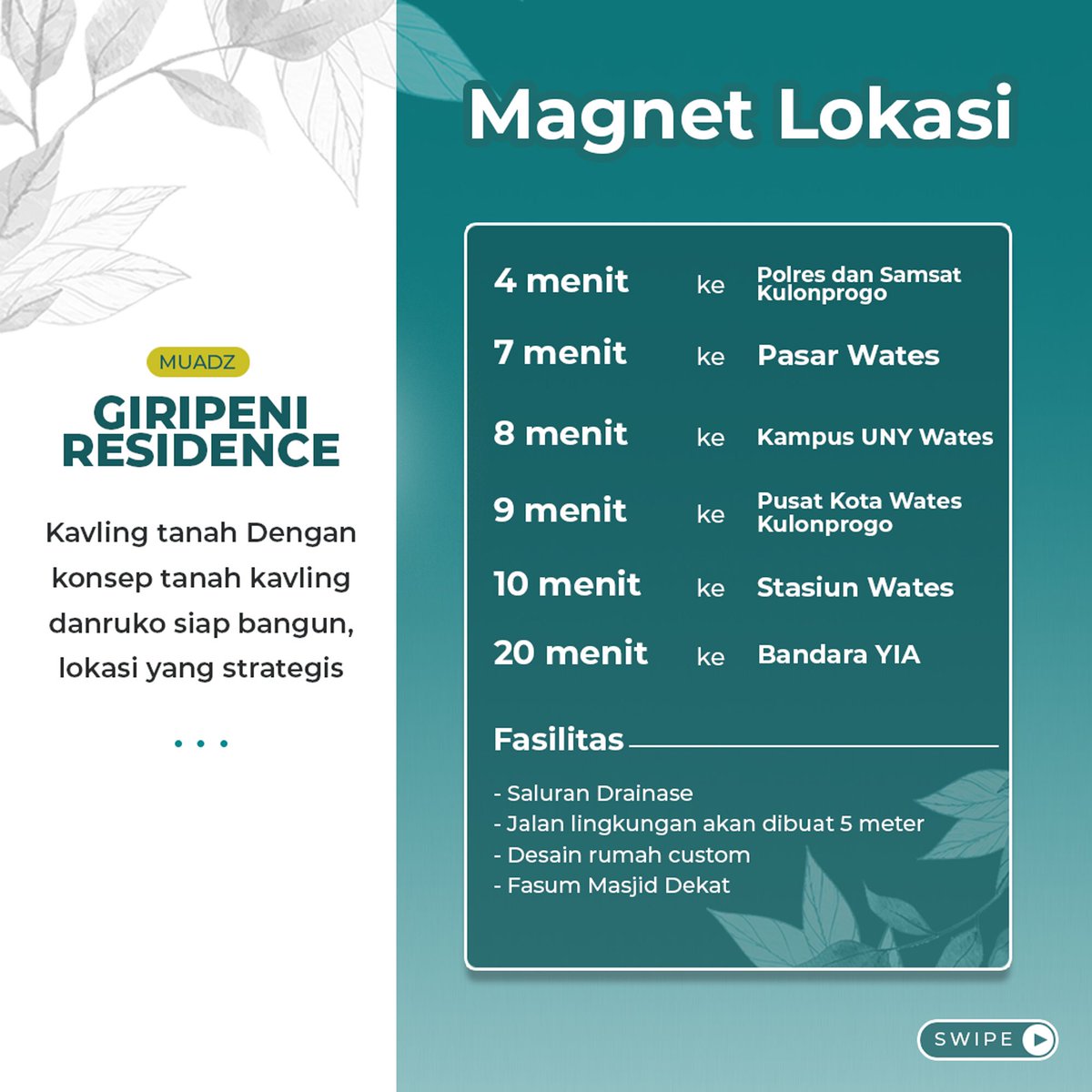 MuadzProperty's tweet image. Kavling Premium Pinggir Jalan Aspal #visitkulonprogo #wonderfullkulonprogo #kulonprogoinvestment #propertyinvestmentkulonprogo #hitzkulonprogo #cewecowokulonprogo #wirausahakulonprogo #visitjogja #kulonprogoexplore #explorekulonprogo