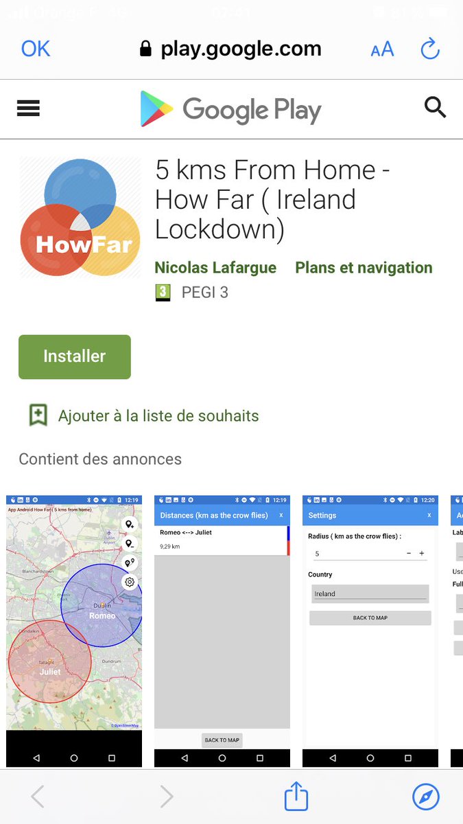 nicolaf64000's tweet image. How far away is your 5km ( 3 miles) from your home?

Find out where you can travel under the new regulations thanks to this android application !

play.google.com/store/apps/det… #ireland #lockdownUK #lockdown #5kms #3miles #playstore