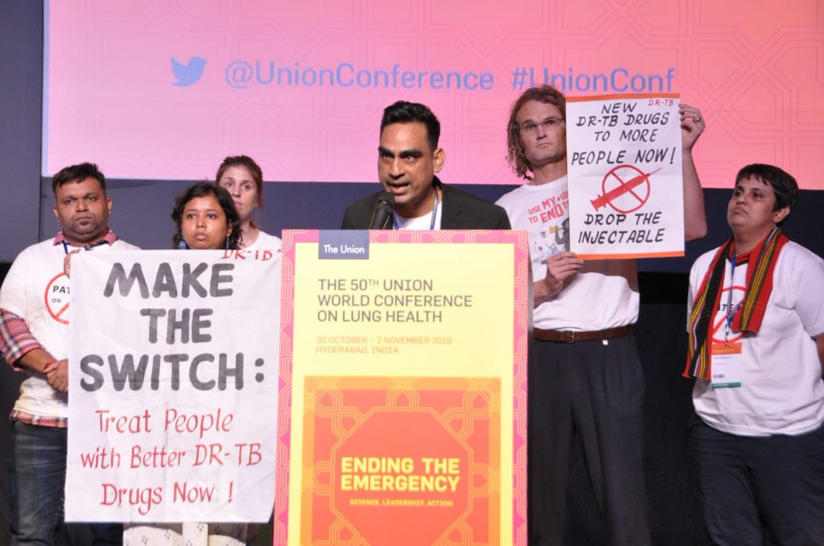 All this could be avoided if the newer oral #TB drugs #Bedaquiline and #Delamanid is available and accessible to all those who. No more Painful Injections please! Make the switch now!! #UnionConf <a href="/UnionConference/">The Union Conference</a>