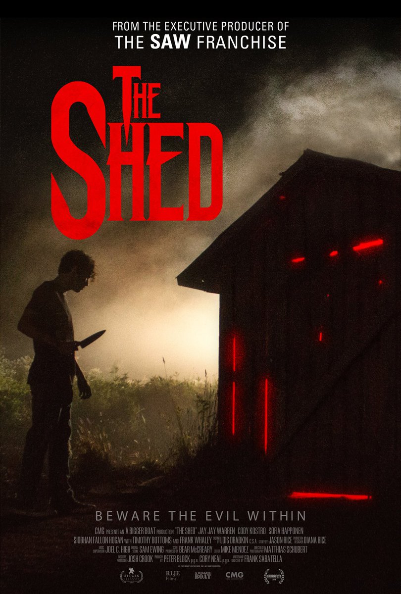 The Shed:Kind of feels like a grown-up Are You Afraid of the Dark episode or something, a sullen, bullied teenager has a vampire trapped in his shed and he's trying to figure out what he's supposed to do about that.