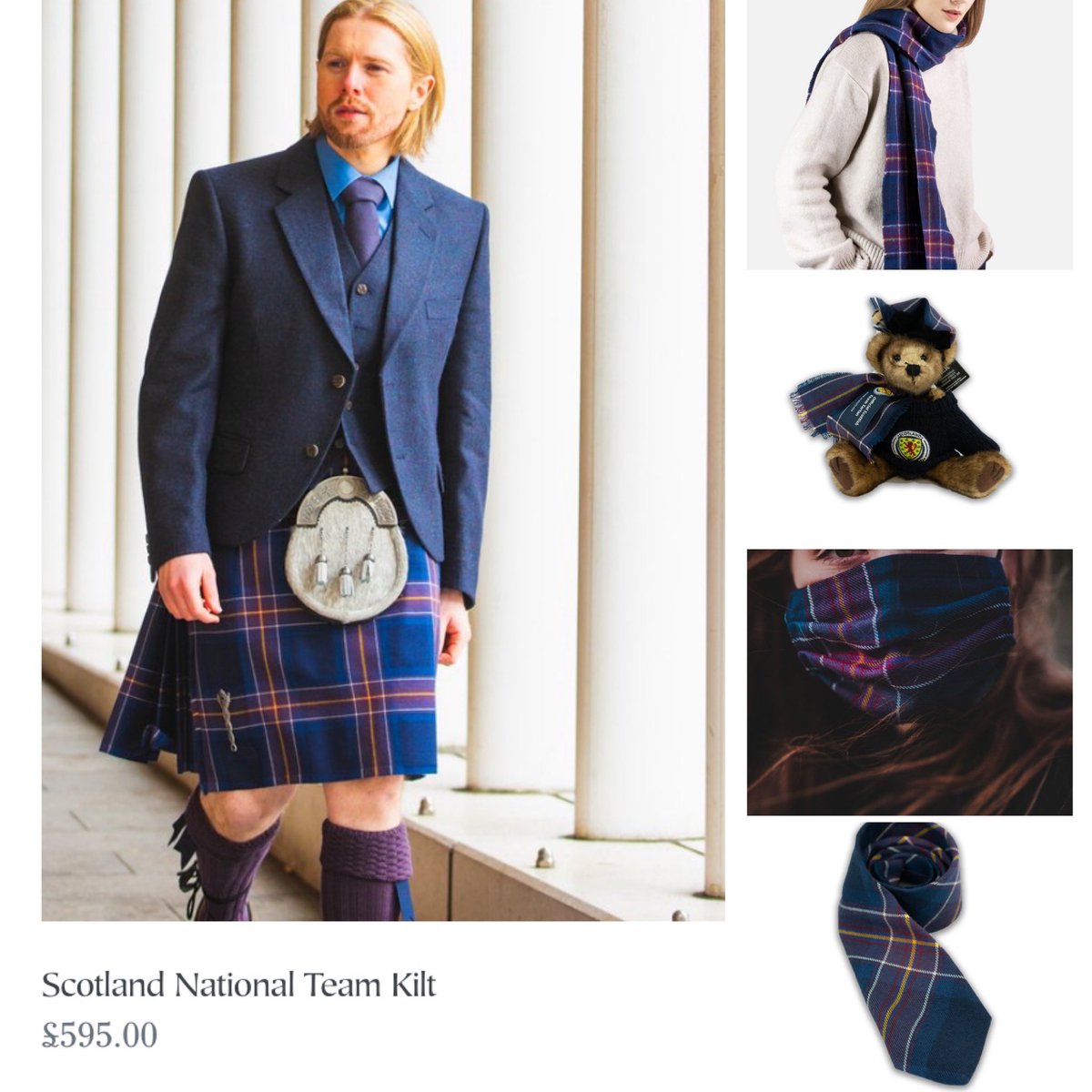 However in 2017, the Scottish FA created a new team tartan, which you can buy on everything from kilts to face masks