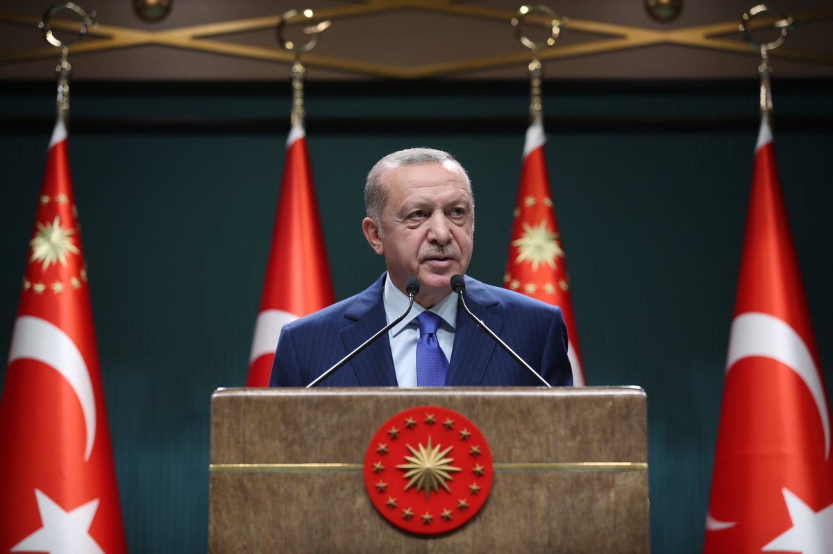 #أردوغان: سنجعل من لا يتخلون عن أحلامهم بتصفيتنا في هذه المنطقة يعيشون المزيد من الكوابيس
#ترك_بوست
