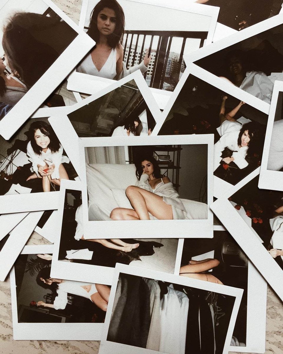 In this part here, Selena takes a picture of the guy using a Polaroid camera. If you know Selena at all, you’d know she loves her Polaroid pictures. She also carried it on her shoulder when she took Abel to the Harper’s BAZAAR event in 2017.