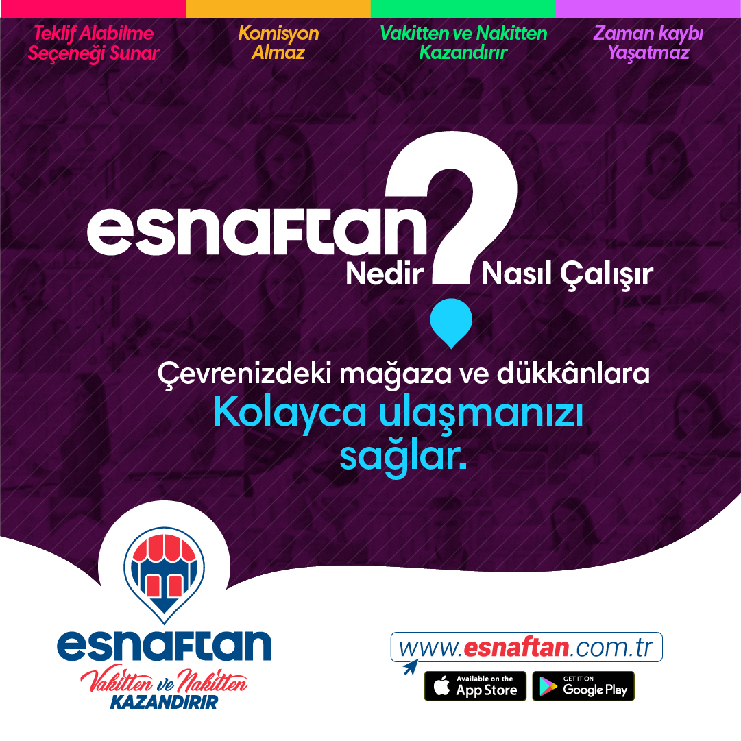 Esnaftancomtr's tweet photo. Esnaftan nedir? nasıl çalışır?
Çevrenizdeki mağaza ve dükkânlara
Kolayca ulaşmanızı sağlar.
#esnaf #pazaryeri #komisyonsuz #teklifal #tüketici #komisyon #kampanya #alışveriş #eticaret https://t.co/AKQb2s4IsE