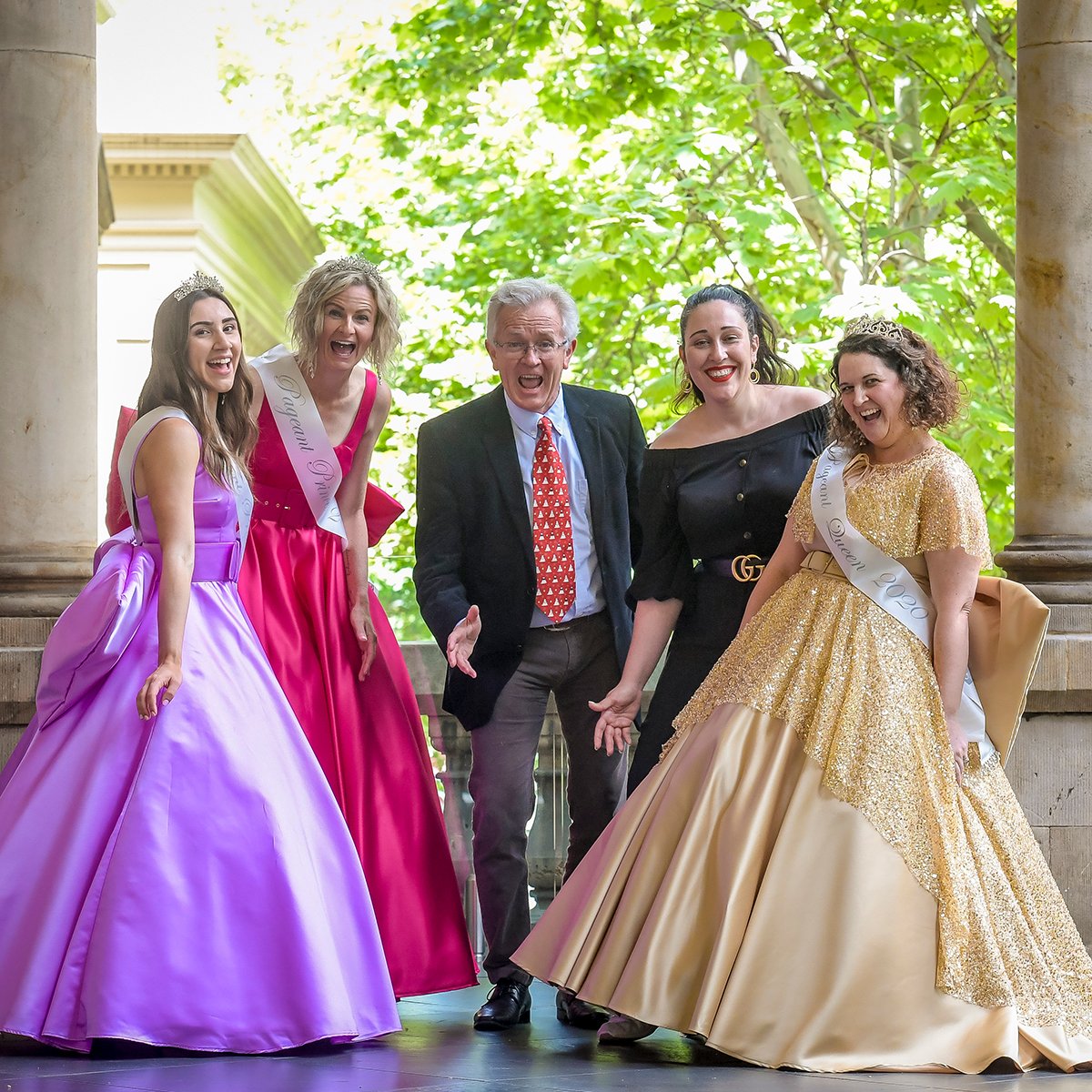 np_pageant's tweet photo. How amazing do our National Pharmacies Christmas Pageant Queen & Princesses look in their NEW dresses designed by local fashion designer Cristina Tridente from couture + love + madness ๐๐๐
#adlpageant https://t.co/uahe5Wu5iL