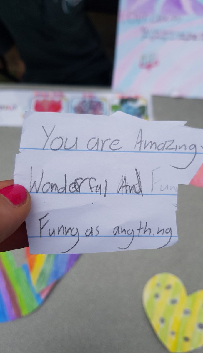 ketts_ketts's tweet photo. The notes you find...

One is a child's reminder to himself to bring Ooshies (toys) for a friend

Another was telling me that I've done a lot 😆

And the last one I found it in the hallway and I hope whoever it was for finds it.

#earlyyears #pyp #loveteaching #Foundation https://t.co/O2ihx3hPum
