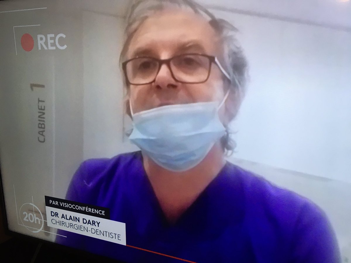 Quand je vois le mauvais exemple que donne ce médecin sur le port du masque face à 5 à 7 millions de téléspectateurs du 20h de @France2tv, certainement par négligence, je me dis qu’il reste du pain sur la planche... 🦠 #COVID19 #coronavirus #pandémie https://t.co/WY1QlXviLR