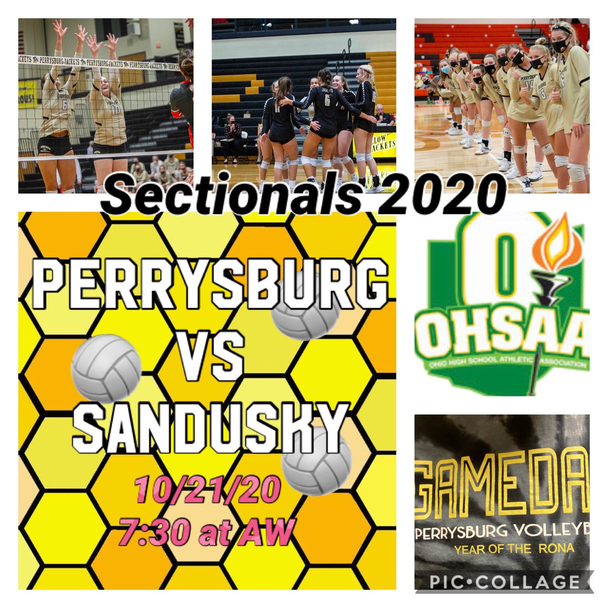 PHSVarsityVball's tweet photo. ππ TOURNAMENT TIME! Perrysburg Volleyball takes on Sandusky at 7:30 TONIGHT! (at AW) #PHSVB20 #GoJackets @OHSAASports @NLL_Sports @PburgAthletics https://t.co/VWka68GBj1