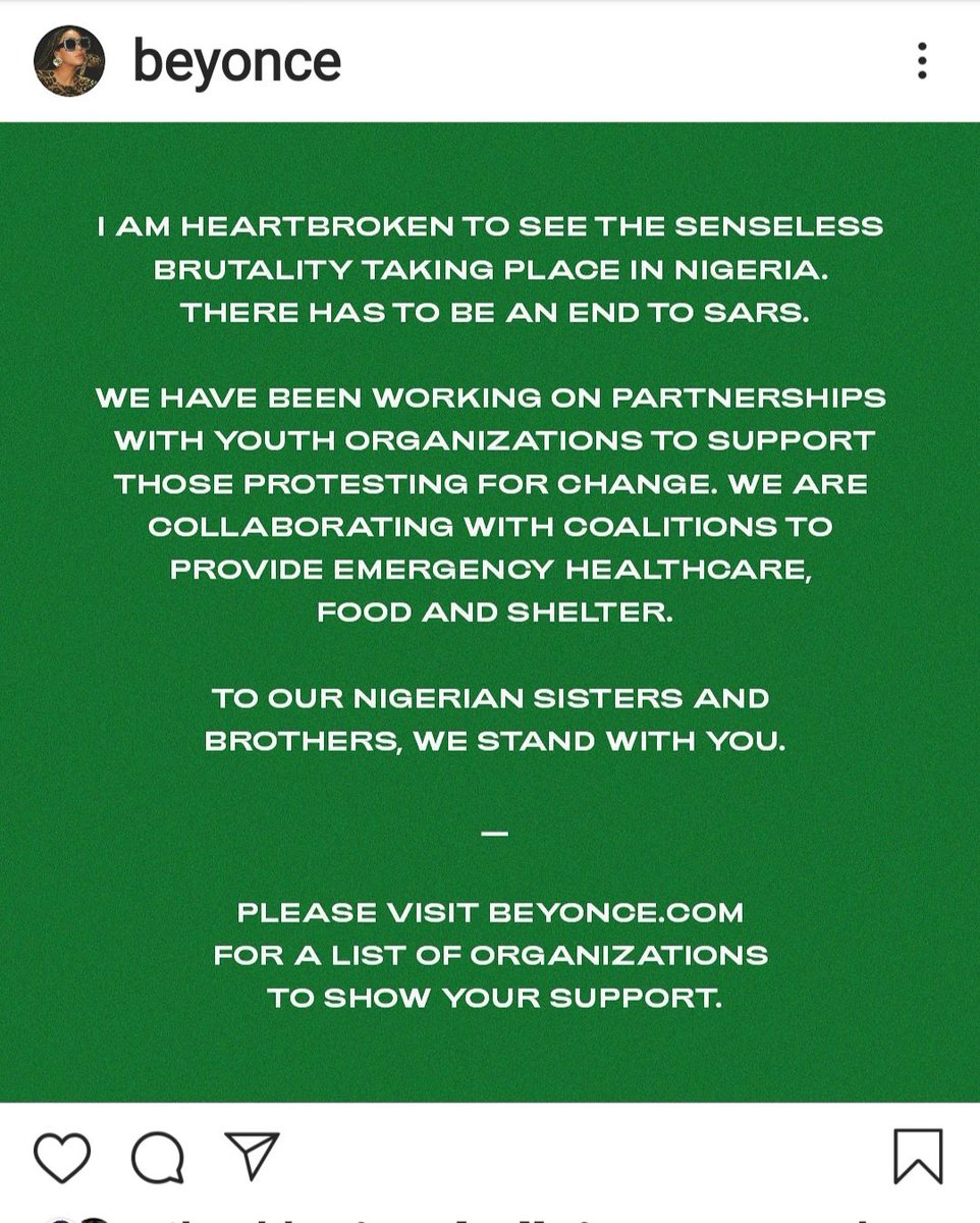 Pls visit her website to know how to get help. <a href="/Beyonce/">BEYONCÉ</a> we appreciate it.