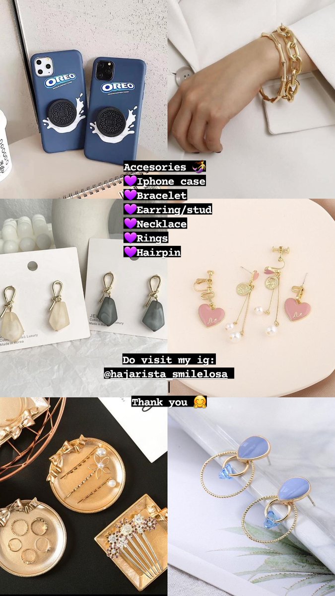 smilelosa99's tweet image. Bagi peminat accessories dengan affordable price boleh visit ig saya @hajarista_smilelosa thank you 🤗❤️