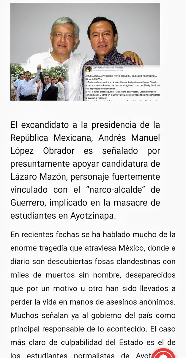 3.-  @lopezobrador_ apoyo en su momento la candidatura de Lázaro Mazón para la gubernatura de Guerrero, Lázaro Mazón amigo de José Luis Abarca.