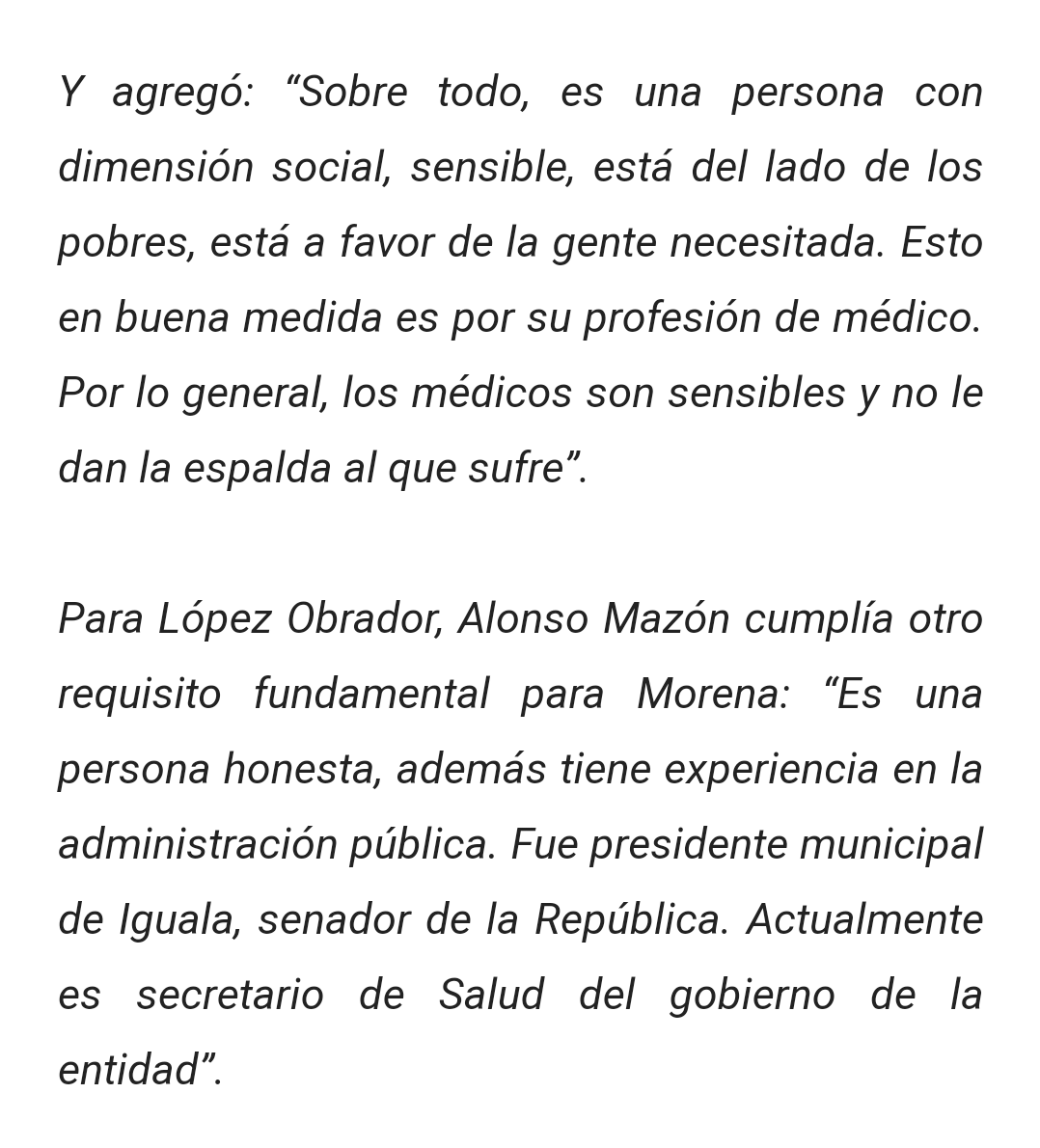 4- Incluso el adorador de  @lopezobrador_  @julioastillero dijo en un escrito que López mantenía silencio sobre el precandidato que postuló a la gubernatura de Guerrero.