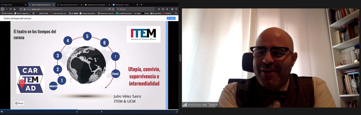 ☕️¡Buenos días! Empezamos la segunda jornada del #VCIJIET con la conferencia plenaria de Julio Vélez-Sainz (<a href="/Francatripa/">Julio Vélez Sainz</a>) : «Utopía, convivio, supervivencia e intermedialidad». Presenta @Jaravalderas