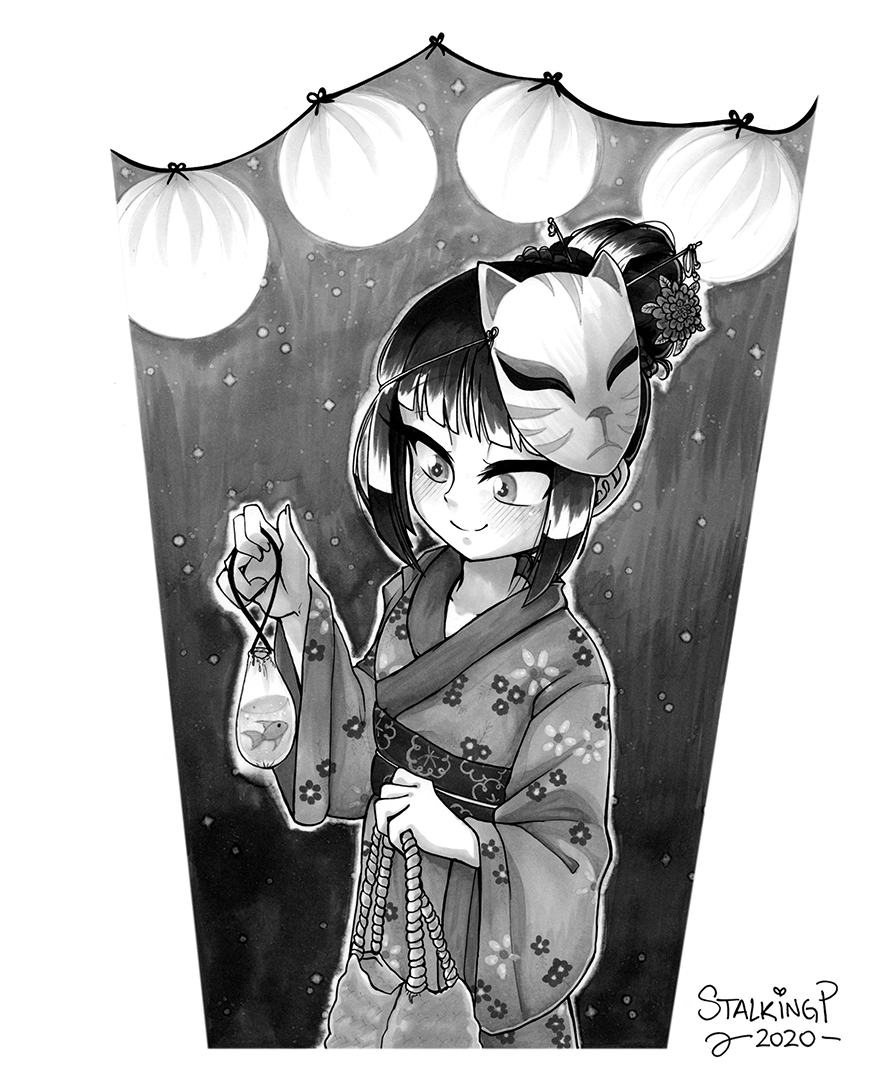 すとっぴ はたケット 僕ラブ メガmbfes 歌姫庭園 على تويتر Stalkink2020 19日目 仮面 Mask 夏祭りで世界一可愛いから守ってあげたいことねちゃん はいはい 夏が遠くに終わってるの知ってるよ 描くのが楽しいんだけ ほっといて Stalkink