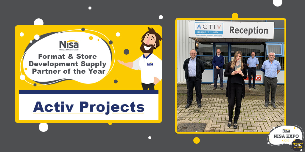 WINNER - Format and Store Development Partner of the Year 2020 - Activ Projects
#NisaExpo #NisaExpoAwards
