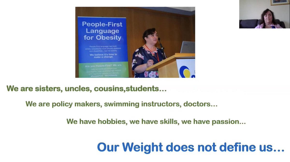 Inspirational presentation from @susieb16 ‘Evidence Based Advocacy’ @novonordisk #DEEPAcademy #Training @eupatientsforum #patientsvoiceheard 🗣 @ECPObesity @ICPObesity @ASOIreland #LivingWithObesity