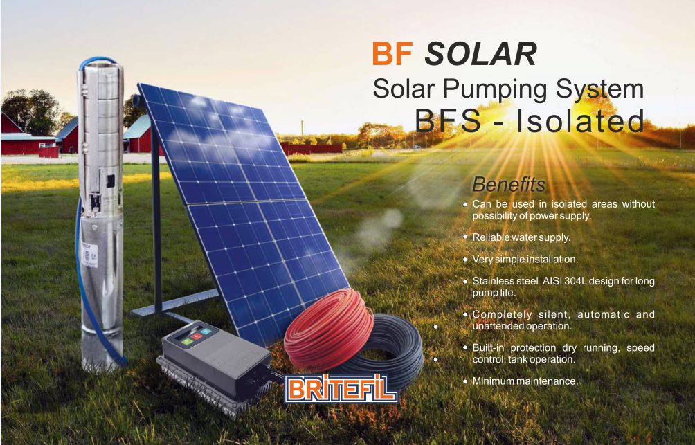 BFS #Solarpump system it´s specially designed to use direct electrical energy generated by the photovoltaic panels. Simple to Install, easy, fast, economic, and without programming. #solarenergy #waterpump