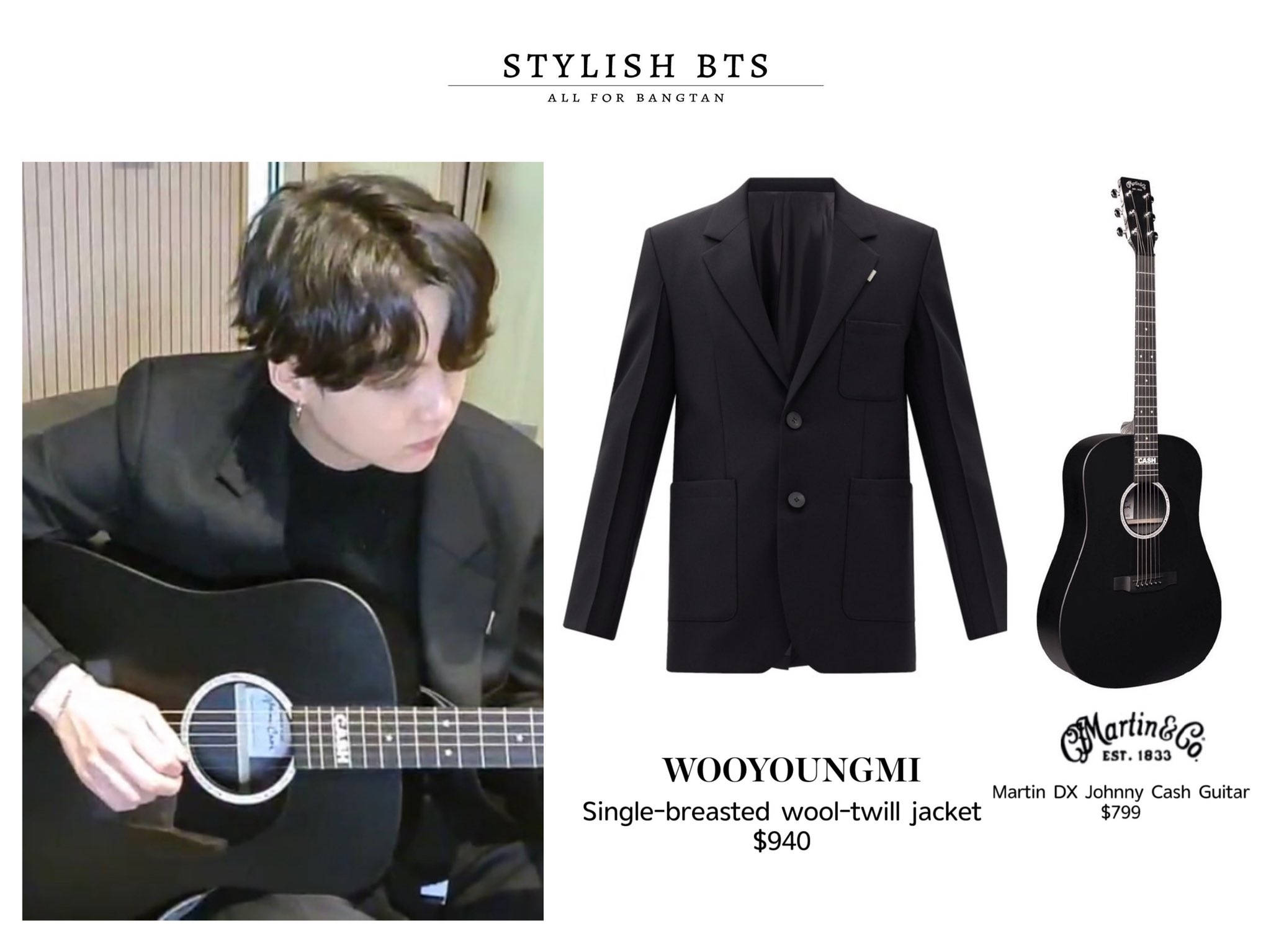 定価以下 新品未使用 BTS SUGA ウォリアーズ ジャケット Lサイズ セットアップ対応】ファンシーツイード ノーカラー ジャケット