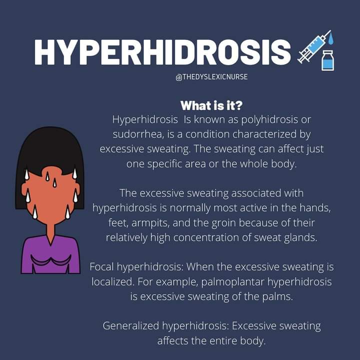 schoolnursestgh's tweet image. Have you ever heard of #hyperhydrosis?