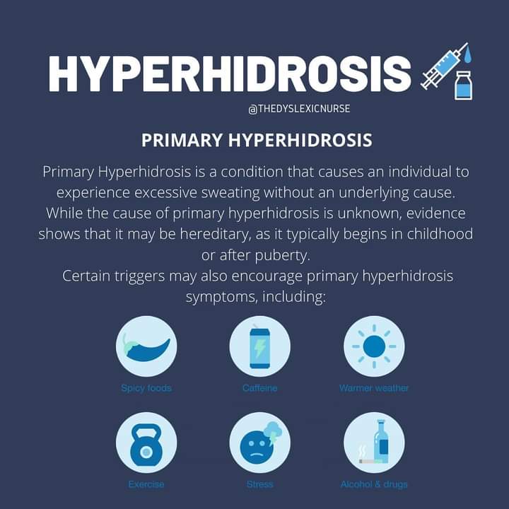 schoolnursestgh's tweet image. Have you ever heard of #hyperhydrosis?