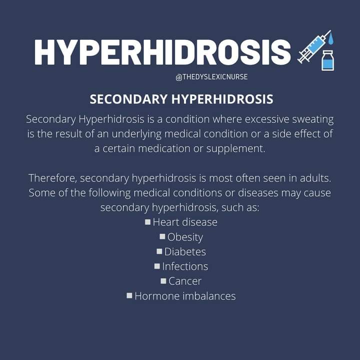 schoolnursestgh's tweet image. Have you ever heard of #hyperhydrosis?