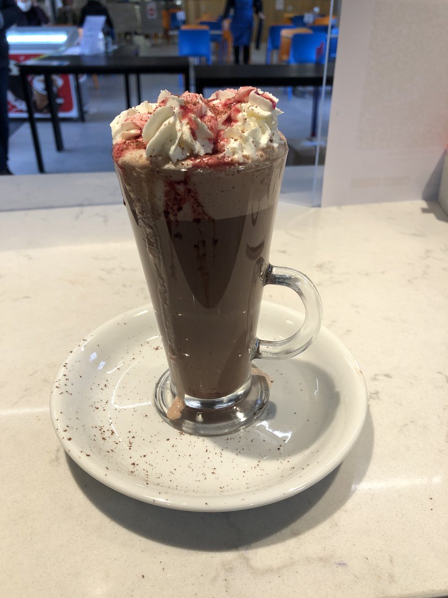 Our Kingfisher Cafe will be open during the half-term week from 10am-3.30pm! Social distancing measures are in place and we ask you to wear face masks  in the cafe.

There's indoor or outdoor seating available.

Why not try one of our delicious black forest hot chocolates? Mmm!