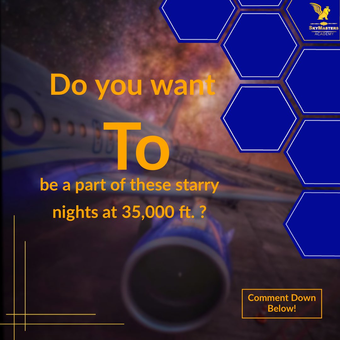Don’t let your dreams walk ,
When they want to fly.
Do you really want to be a part of these starry nights at 35,000 ft. ?
#instaaviation #aviationdaily #aviationgeek #instaplane #flight #flying #pilotlife #planes #planespotter #fly #airplanes #travel #cabinattendant #cabincrew https://t.co/QCYO2D4aJ8
