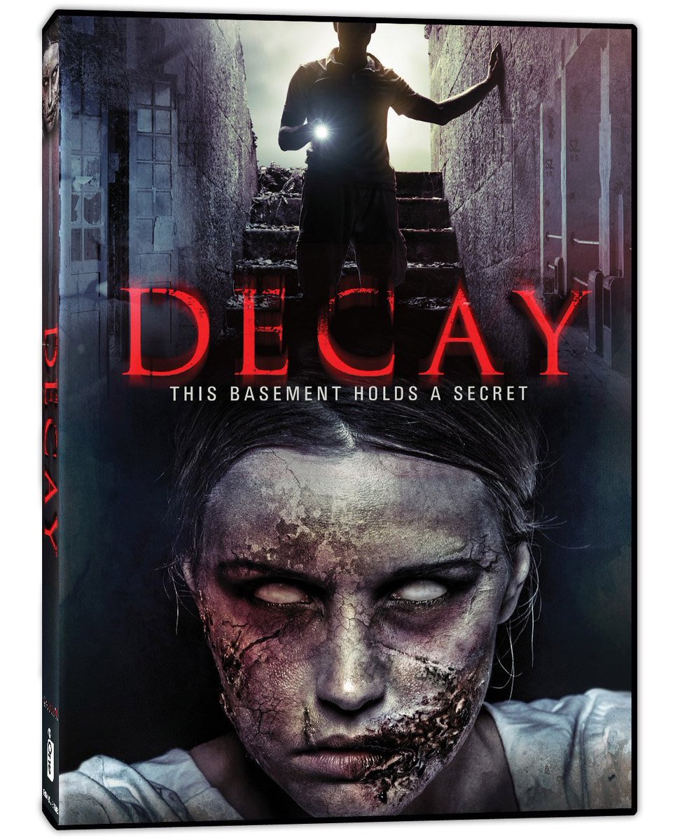 Decay:Psychological thriller about a middle aged groundskeeper who accidentally ends up with a dead young woman in his basement, and starts to imagine she's his friend as he tries to hide her from the authorities.