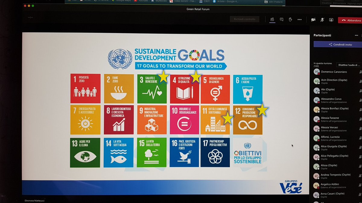 Intervento di <a href="/GruppoVege/">Gruppo VéGé</a> con #EleonoraMatteucci sulle iniziative di sostenibilità del gruppo #grf2020 #GreenRetailForum <a href="/PLEF_org/">PLEF</a>