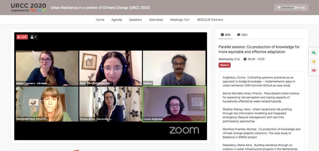 UResilienceHub's tweet photo. 🔴 Second day of #URCC2020 is now live. You can already register and connect to today sessions via https://t.co/A3h7OvFl1l #youareclimatechange #urbanoctober https://t.co/xY3rbCmq2N