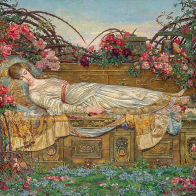 De Morgan Collection on Twitter: "Archibald Wakley's 'Sleeping Beauty'  caused quite a stir when exhibited in 1906, as it was included just after  his murder. Find out all about this and other