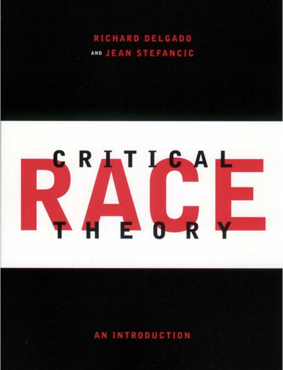 THREAD For anyone interested in reading about Critical Race Theory (also the politicians who throw it around without ever reading about it) here are some good resources:1. This is a good book covering much of history of CRT and how it has developed over the years.
