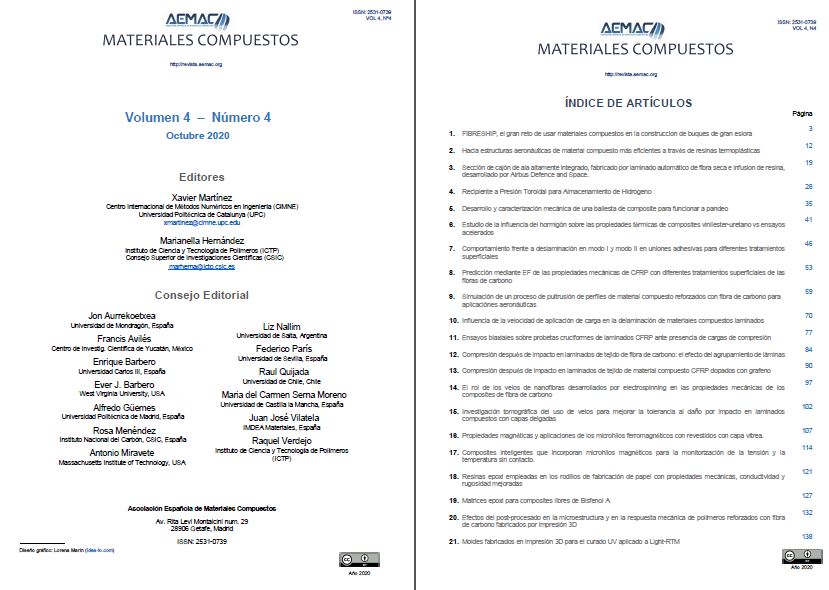 AEMAC_'s tweet image. 📢Publicado el Nº13 de la #RevistaAEMAC, con trabajos presentados en #MATCOMP19 acerca de #Procesos y #materialescompuestos avanzados. 

Gracias por vuestras contribuciones #AsociadosAEMAC, nos VEMOS en la #JornadaAEMAC.

cc/ @cimne @ictp_promocion 

bit.ly/31rK7sK