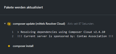 HellSchu's tweet image. Also falls Ihr es noch nicht wisst: Der neue #ContaoManager ist super und es gibt sogar kleine Nachrichten der Entwickler für uns Nutzniesser*innen. Ich lieb's sehr!
#contao #contaorocks @contaocms